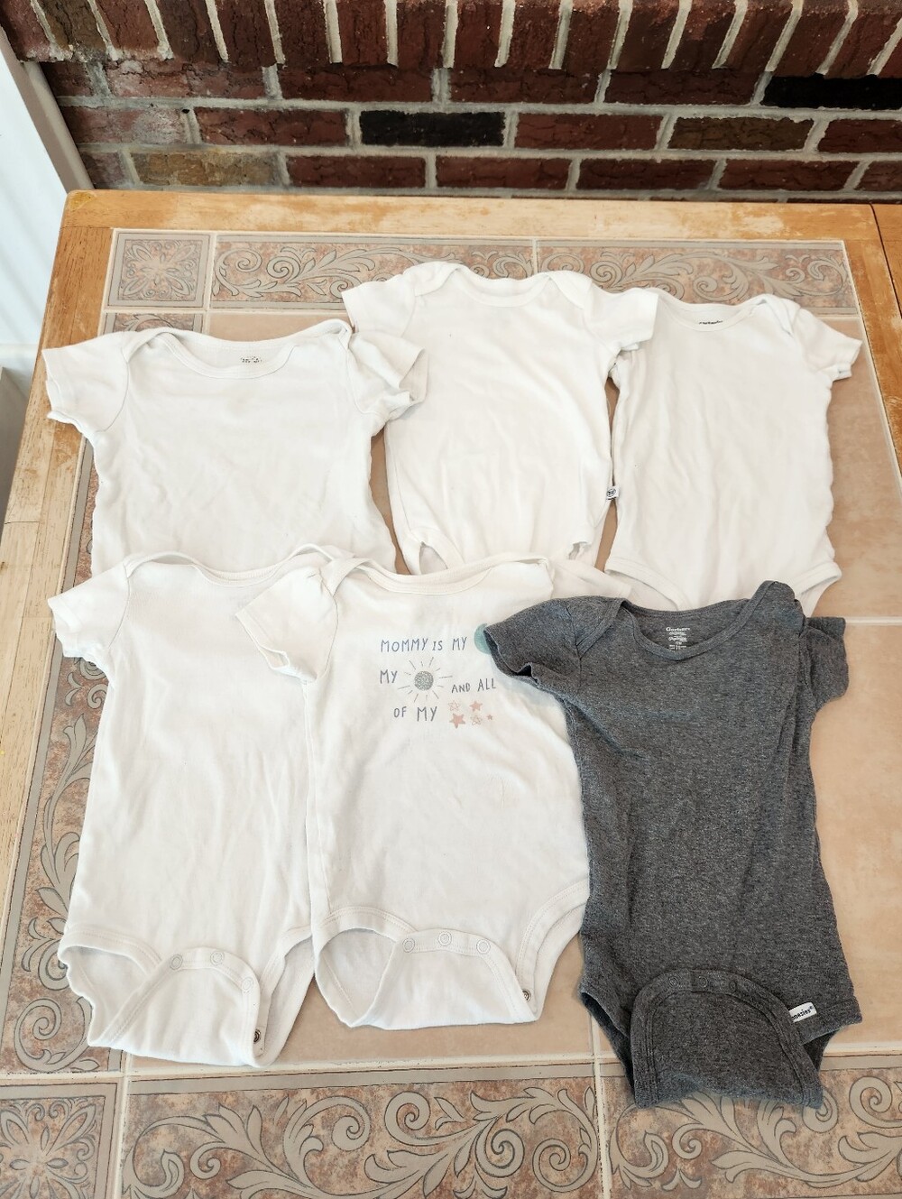 12 Months Gender Neutral Onesies